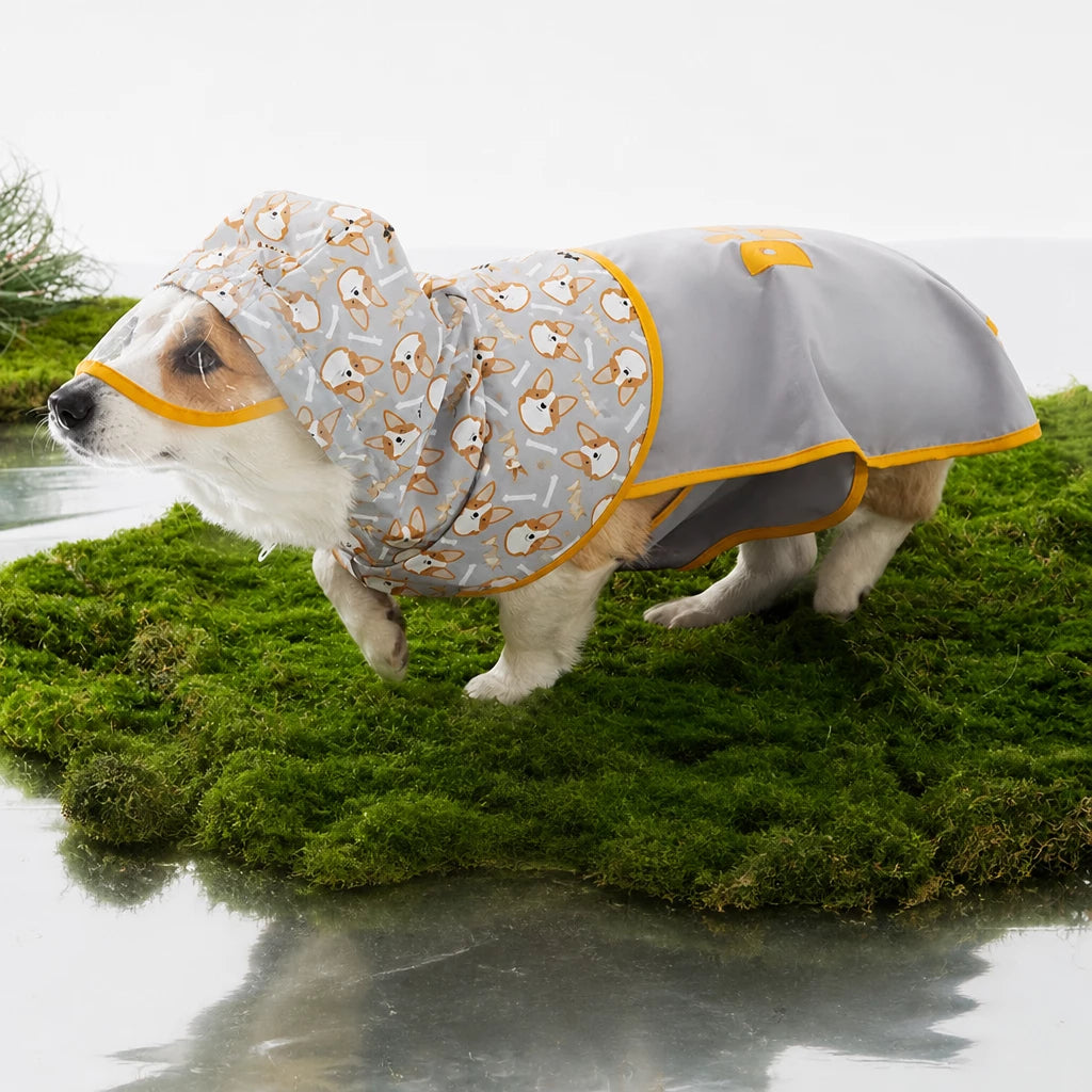 Waterproof Dog Raincoat for Small and Medium Breeds