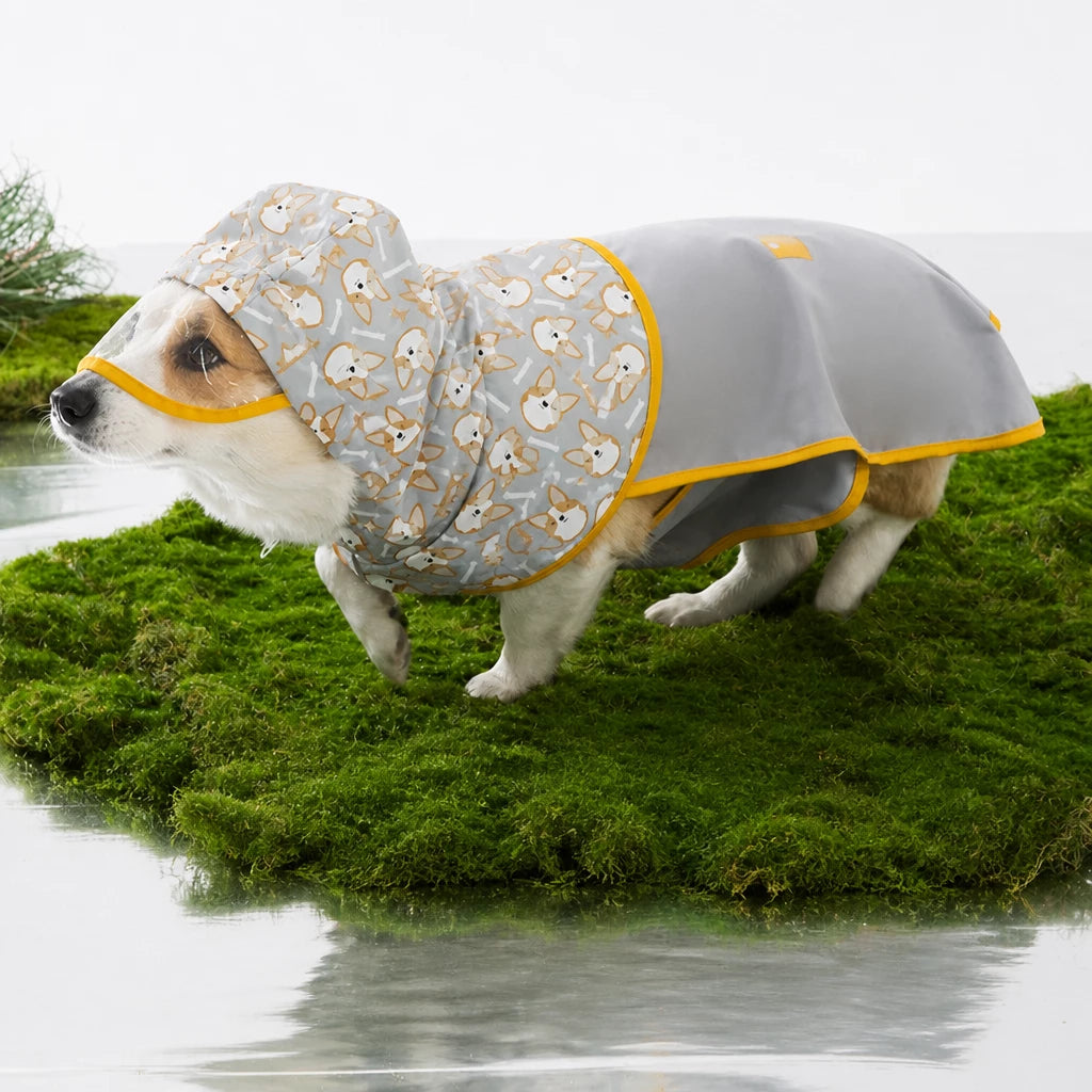 Waterproof Dog Raincoat for Small and Medium Breeds