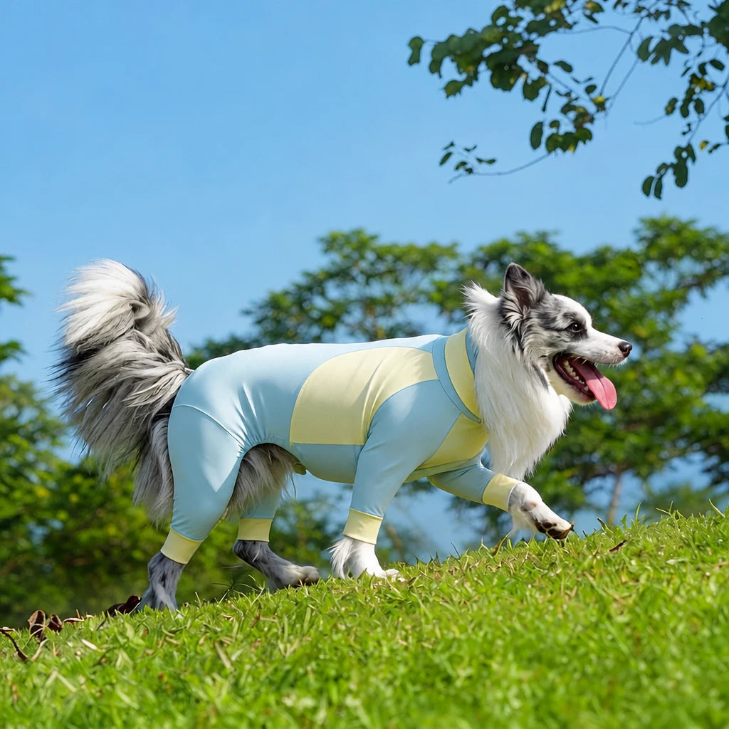 Lightweight Four-Leg Dog Shirt for Summer
