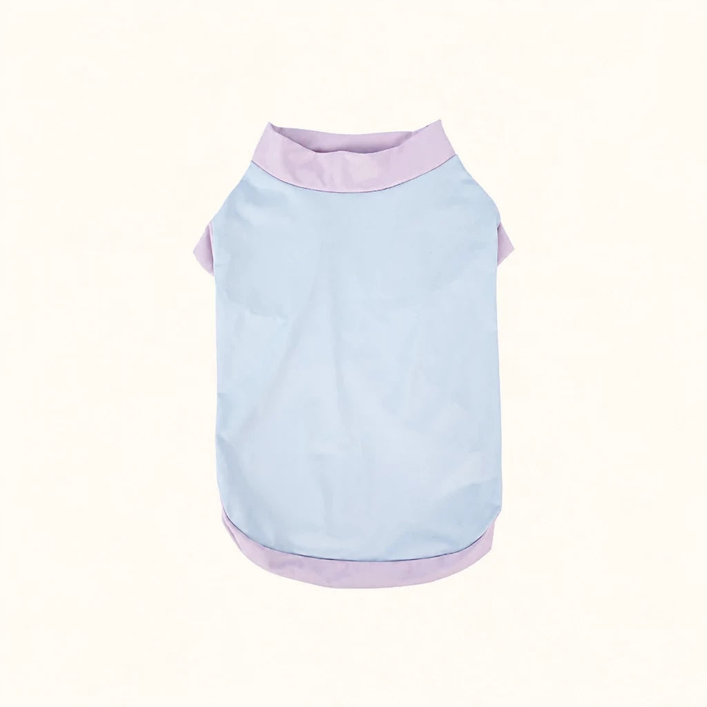 Lightweight Printed Color-Block Dog Vest
