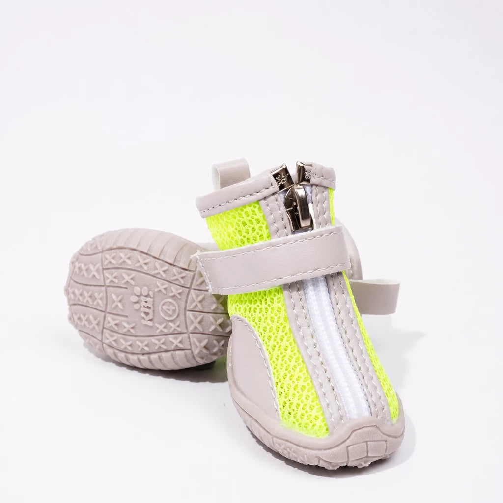 Oxford Cloth Small Dog Shoes with Zipper Closure