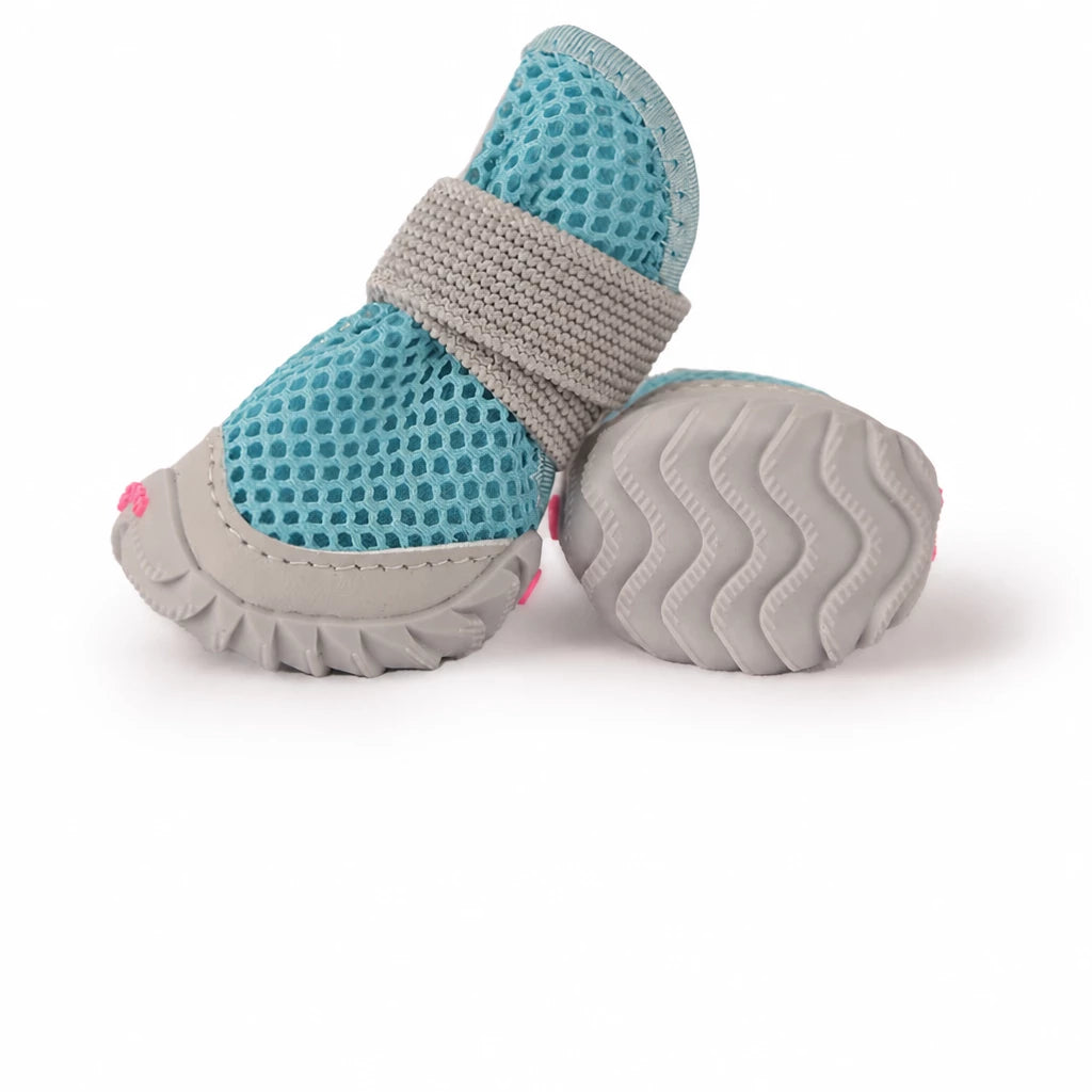 Breathable Mesh Dog Shoes with Soft Soles
