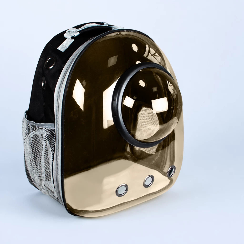 Cat Backpack Carrier with Panoramic Window and Side Vents