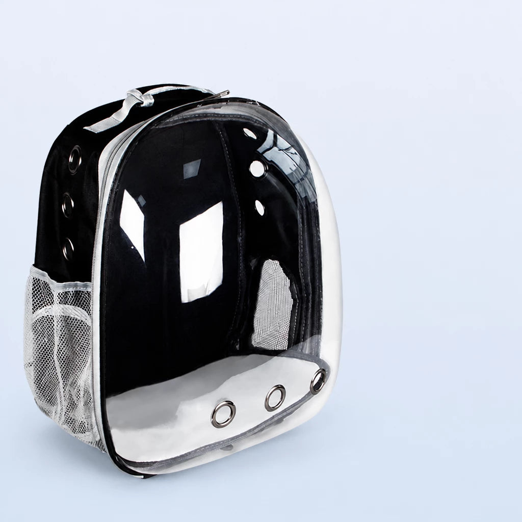 Cat Backpack Carrier with Panoramic Window and Side Vents