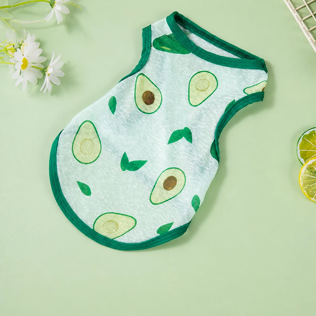 Cotton Bow Dress for Small Dogs and Cats