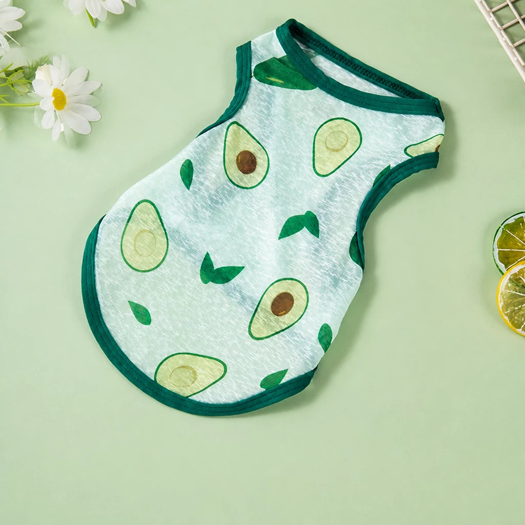 Cotton Bow Dress for Small Dogs and Cats
