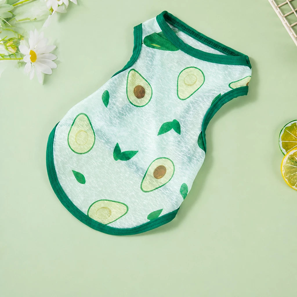 Cotton Bow Dress for Small Dogs and Cats