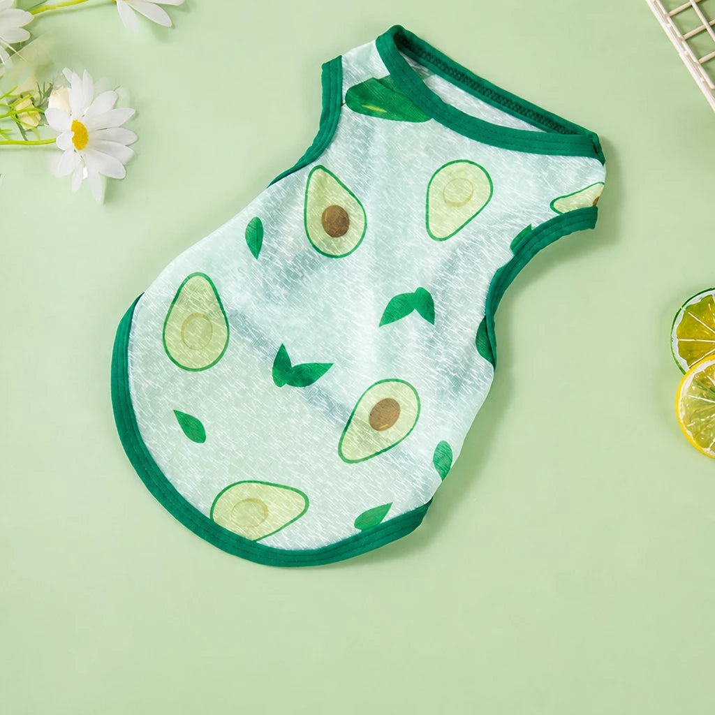 Cotton Bow Dress for Small Dogs and Cats
