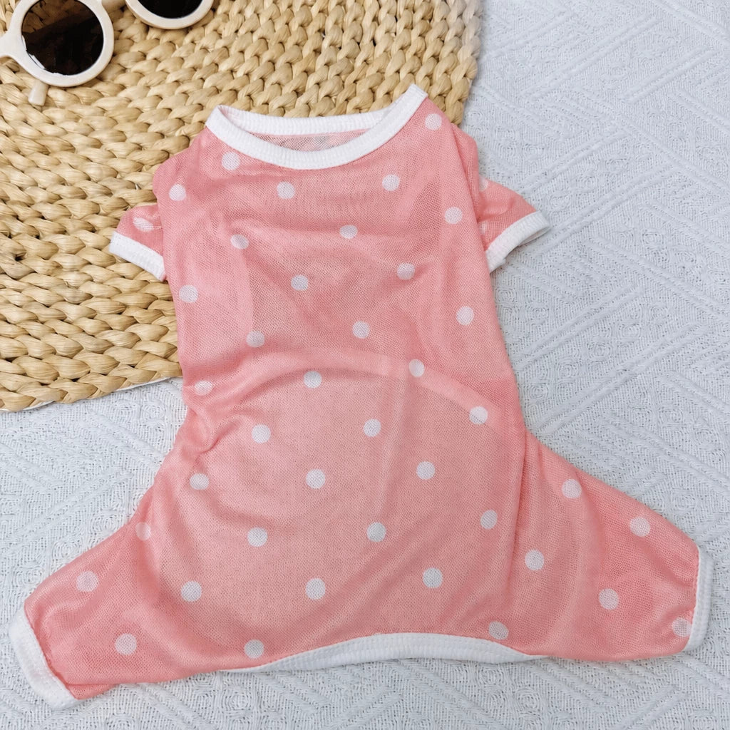 Lightweight Four-Legged Summer Pet Outfit for Dogs & Cats