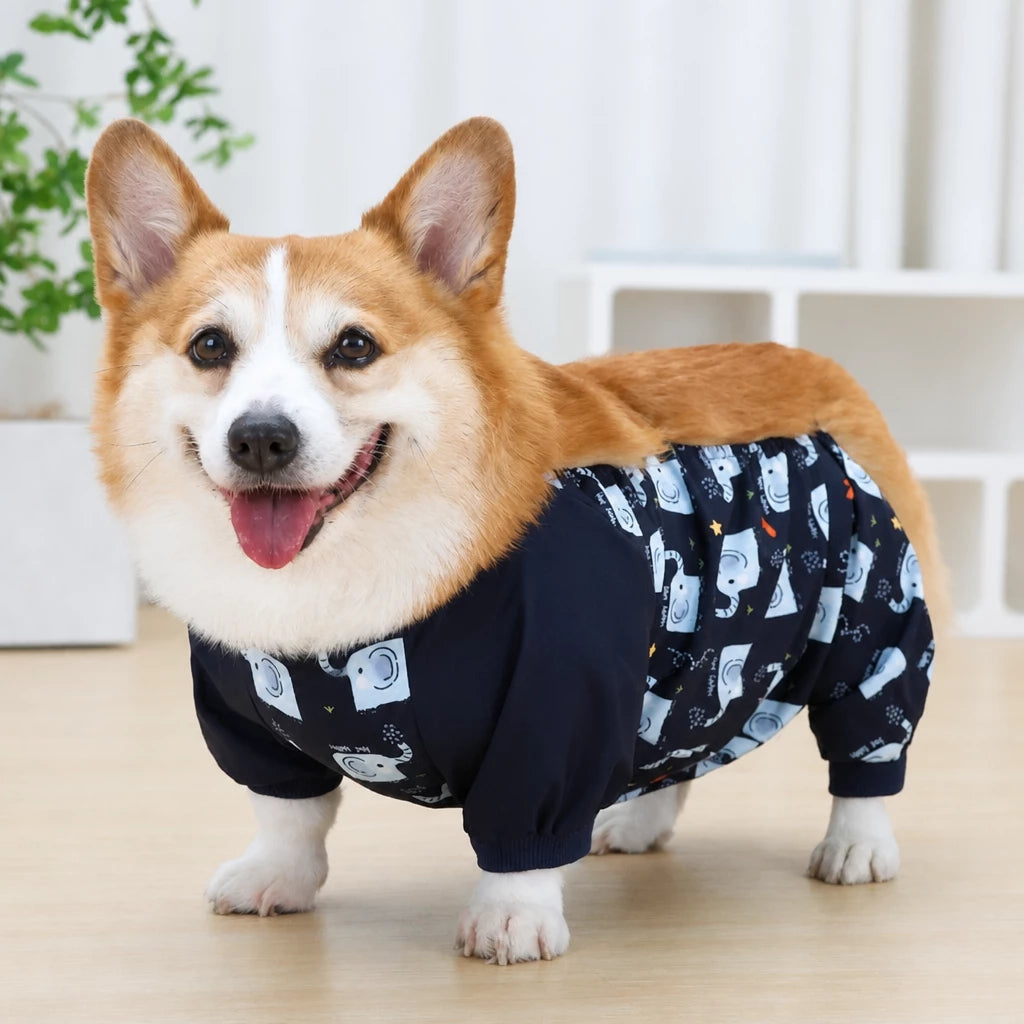 Full-Coverage Four-Leg Dog Raincoat