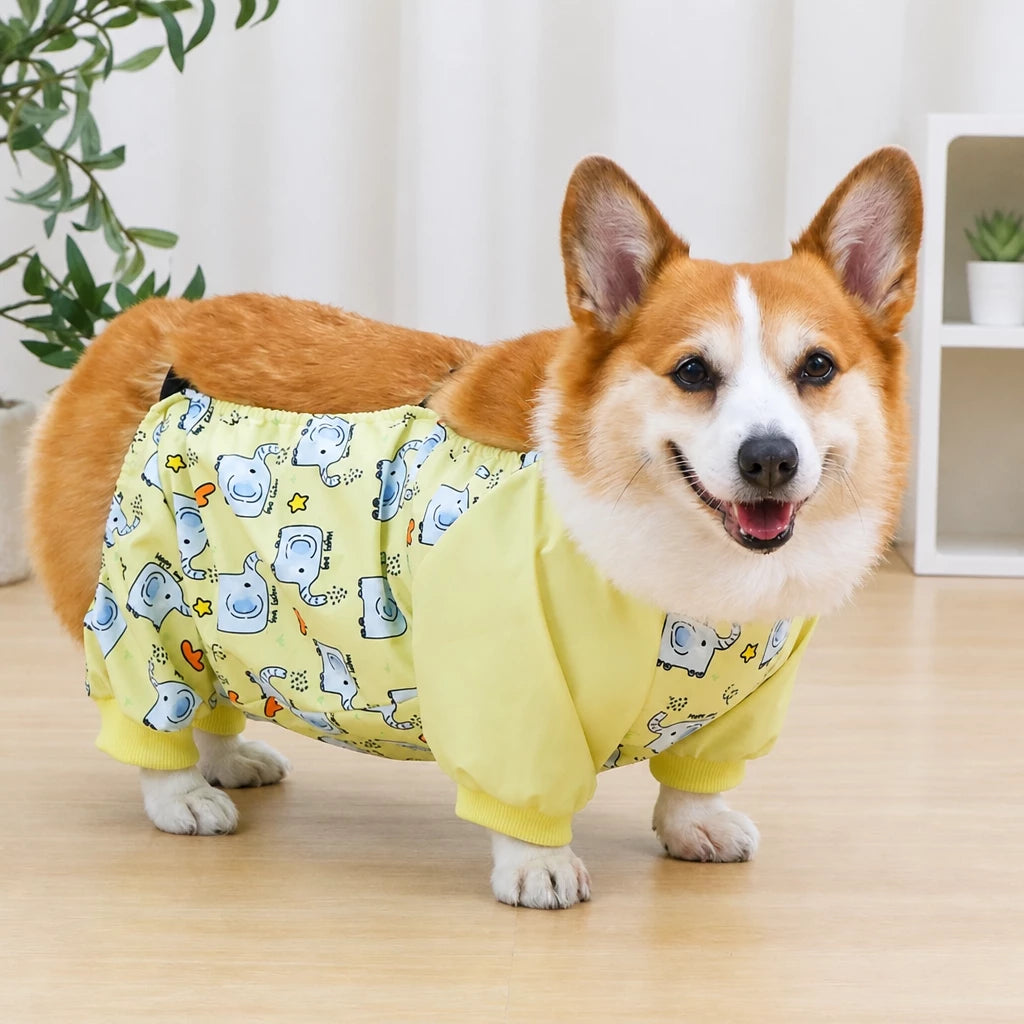 Full-Coverage Four-Leg Dog Raincoat