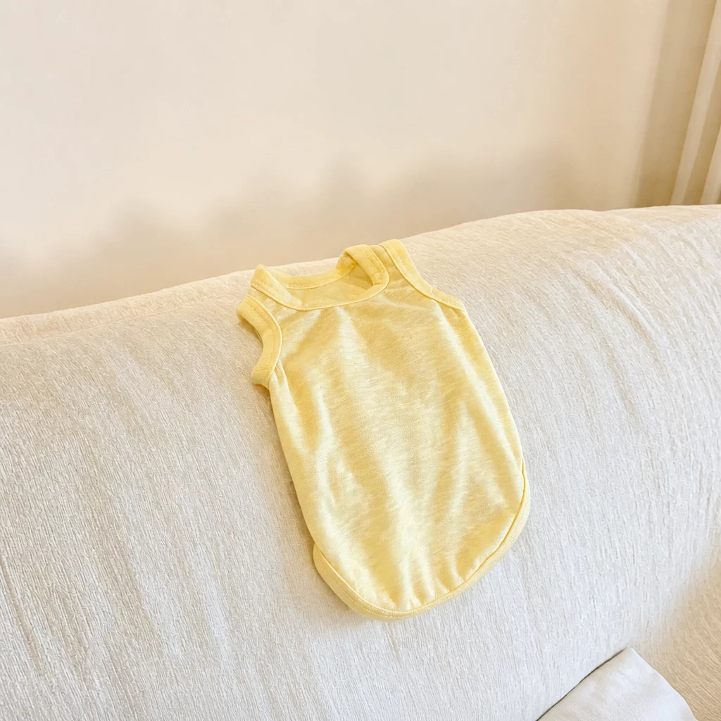 Soft Lightweight Summer Pet Vest for Small Dogs and Cats
