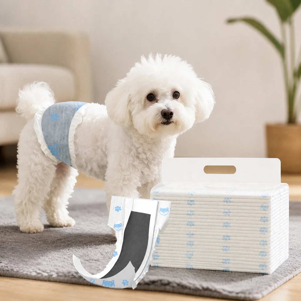 Disposable Dog Diapers for Male and Female Dogs