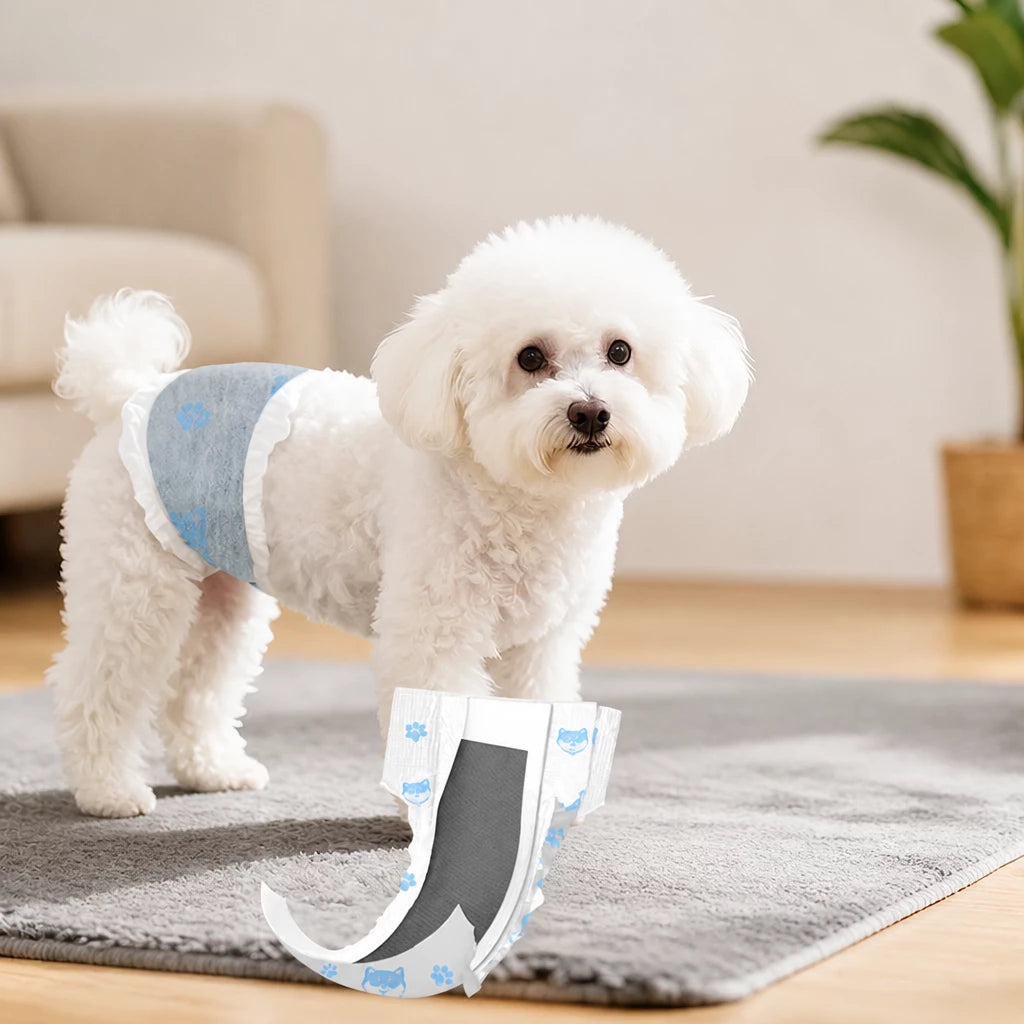 Disposable Dog Diapers for Male and Female Dogs