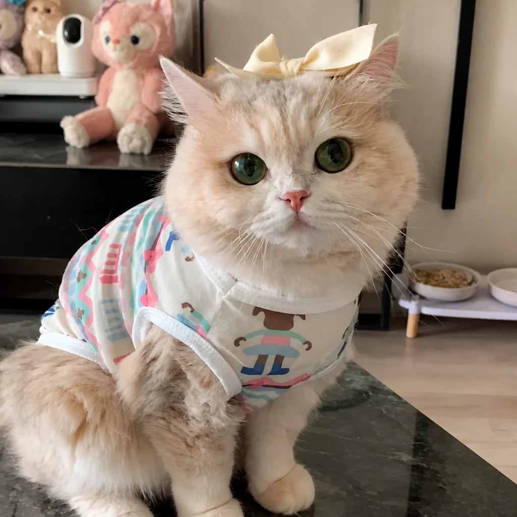 Lightweight Mesh Pet Vest for Cats and Small Dogs