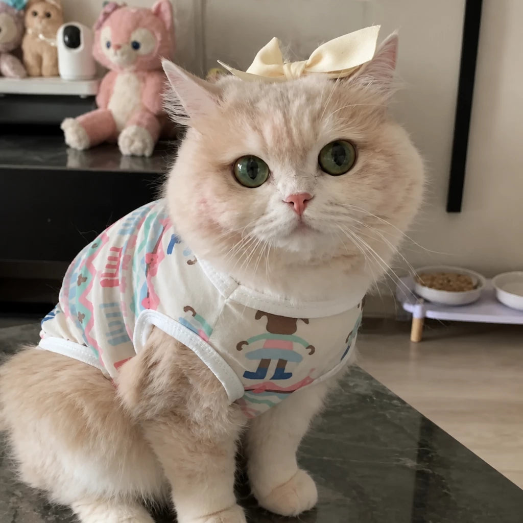 Lightweight Mesh Pet Vest for Cats and Small Dogs