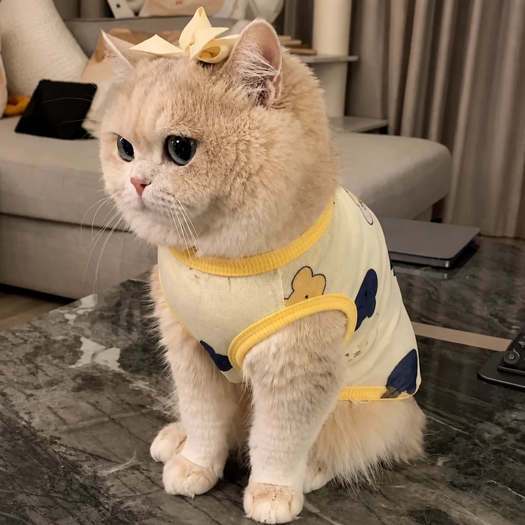 Lightweight Mesh Pet Vest for Cats and Small Dogs