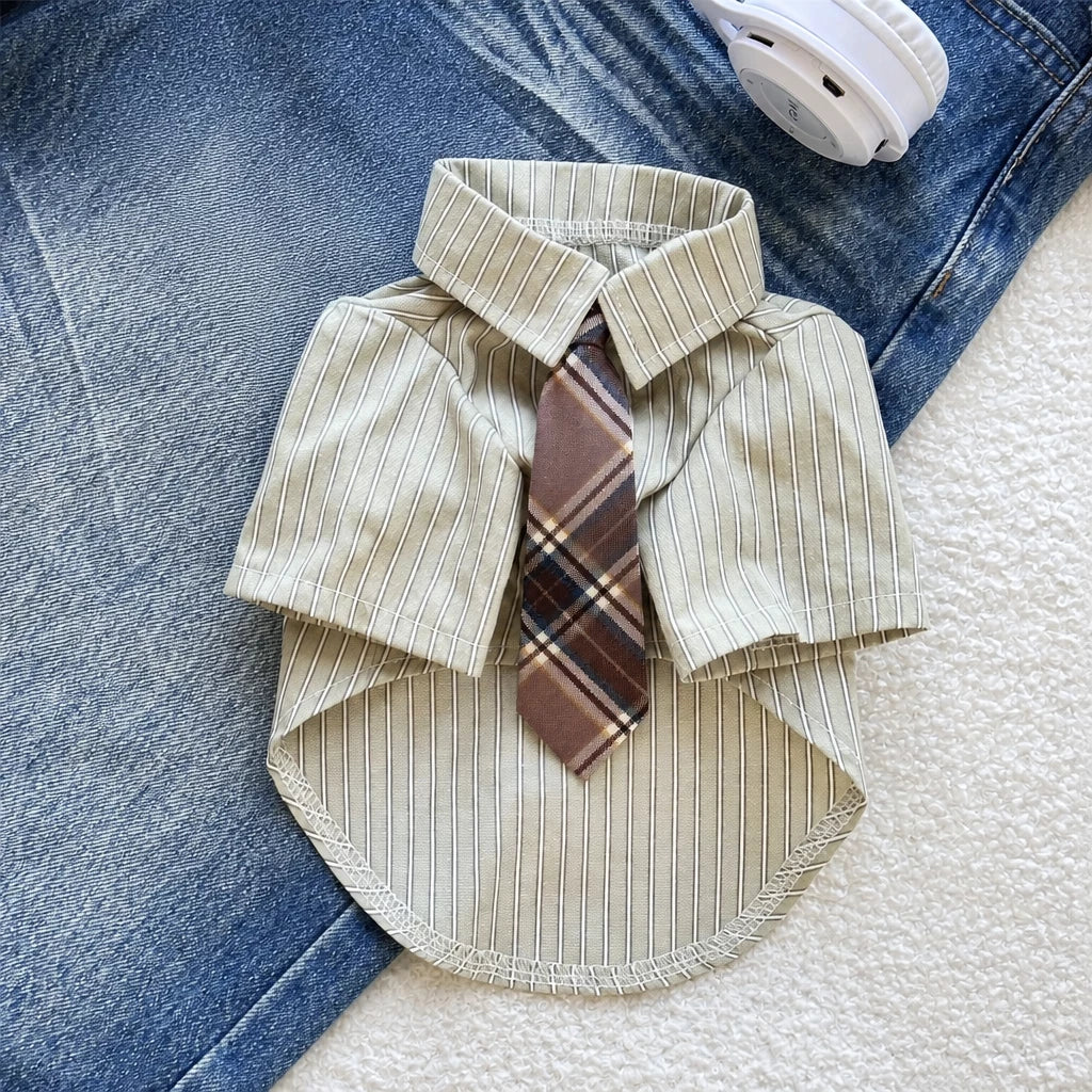 Lightweight Cotton-Linen Shirt for Cats and Dogs
