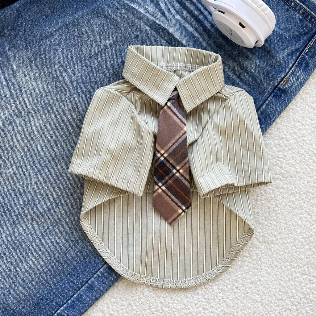 Lightweight Cotton-Linen Shirt for Cats and Dogs