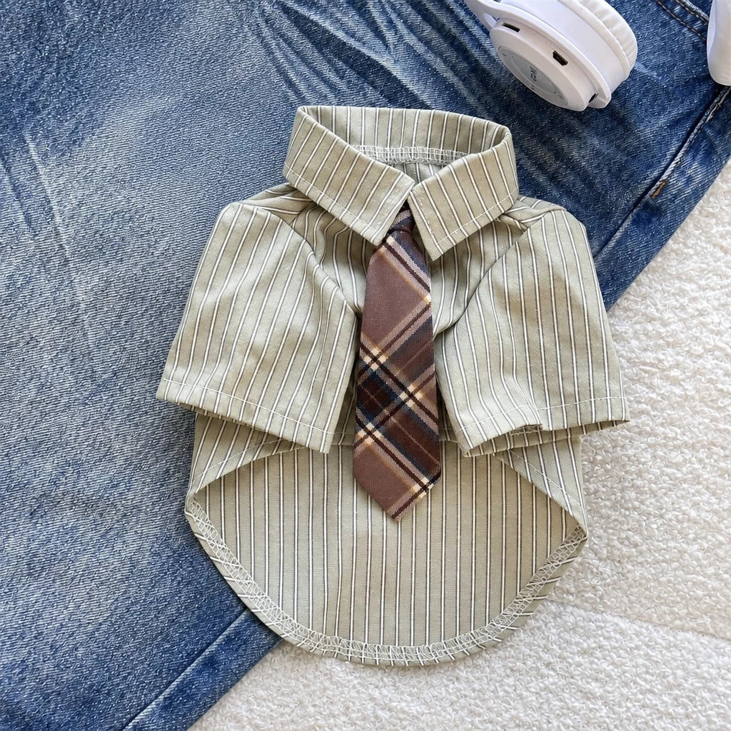 Lightweight Cotton-Linen Shirt for Cats and Dogs