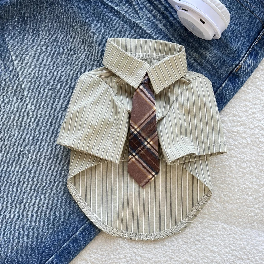 Lightweight Cotton-Linen Shirt for Cats and Dogs