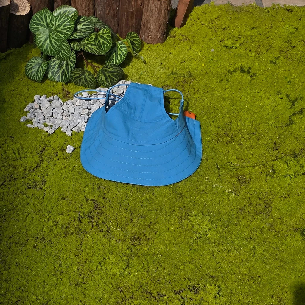Adjustable Fisherman-Style Sun Hat for Dogs