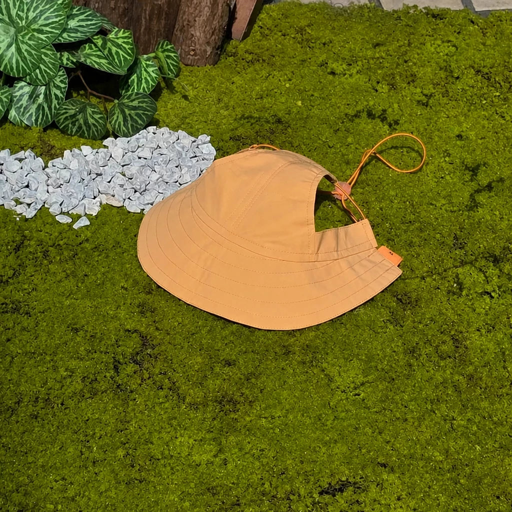 Adjustable Fisherman-Style Sun Hat for Dogs