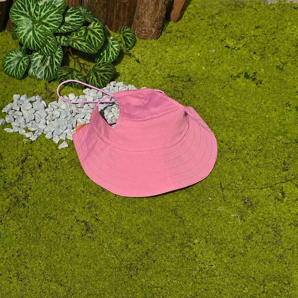 Adjustable Fisherman-Style Sun Hat for Dogs