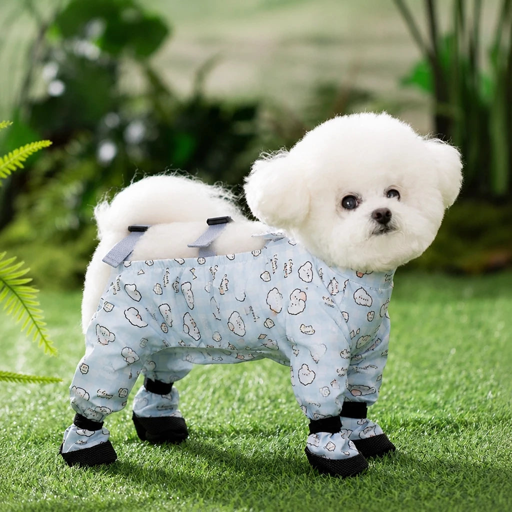 Summer Four-Leg Dog Coverall for Small Dogs