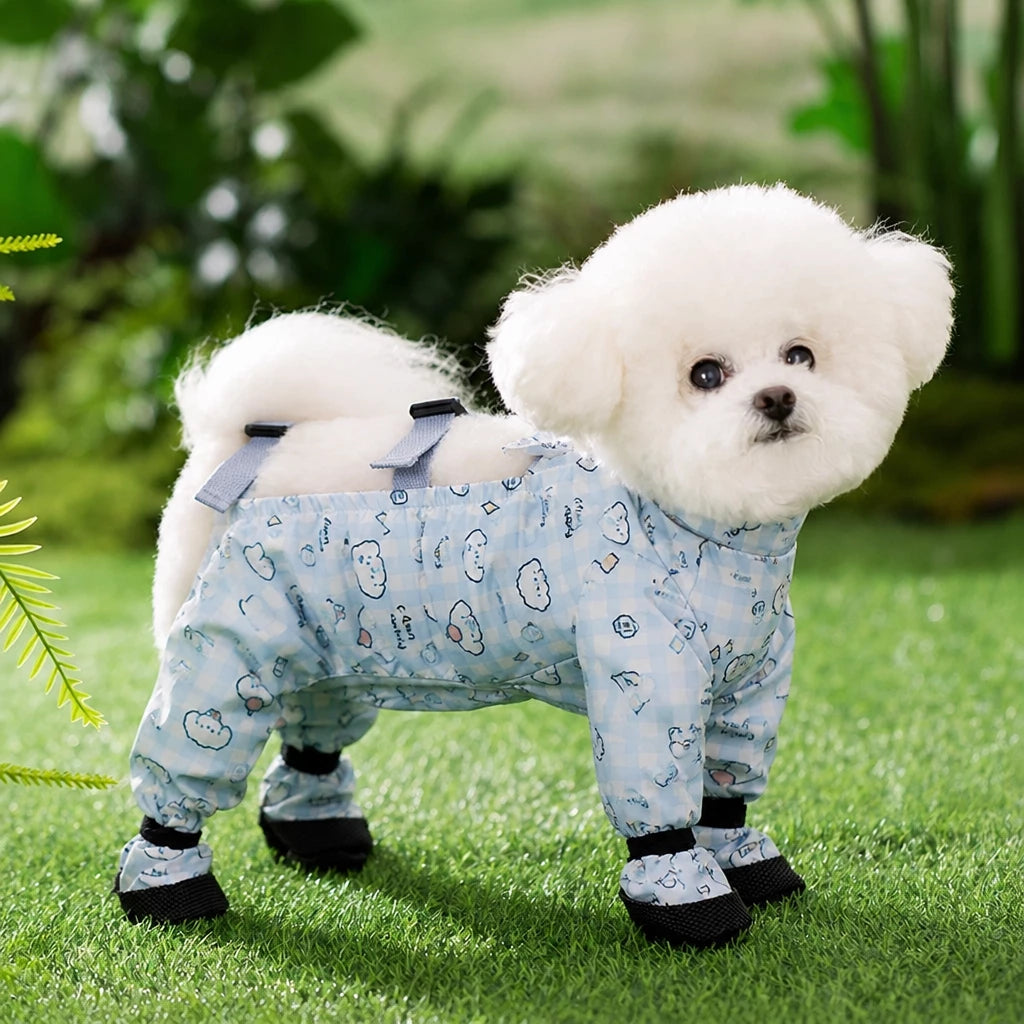 Summer Four-Leg Dog Coverall for Small Dogs
