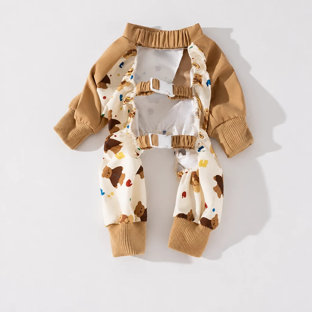 Summer Four-Leg Dog Coverall for Small Dogs