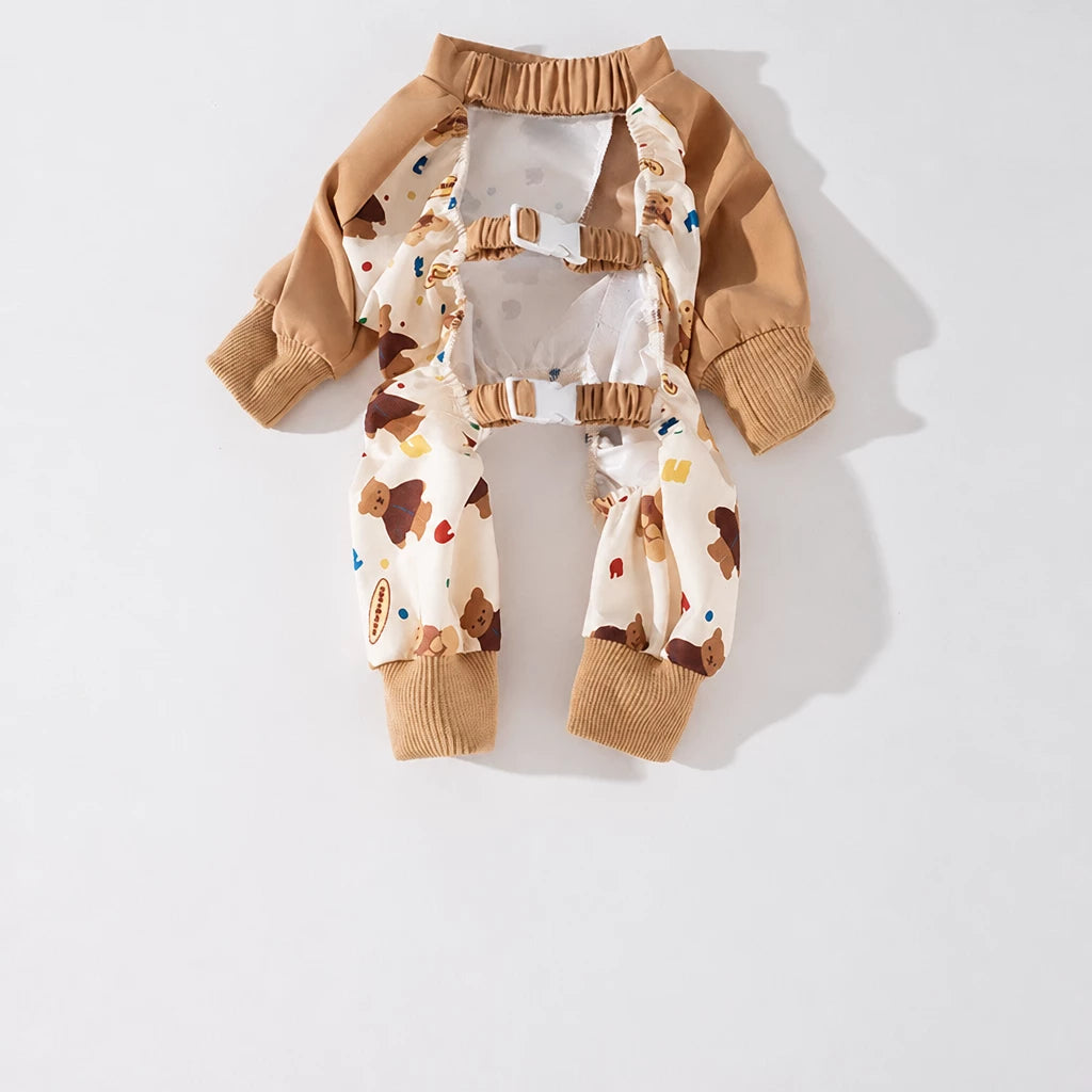 Summer Four-Leg Dog Coverall for Small Dogs