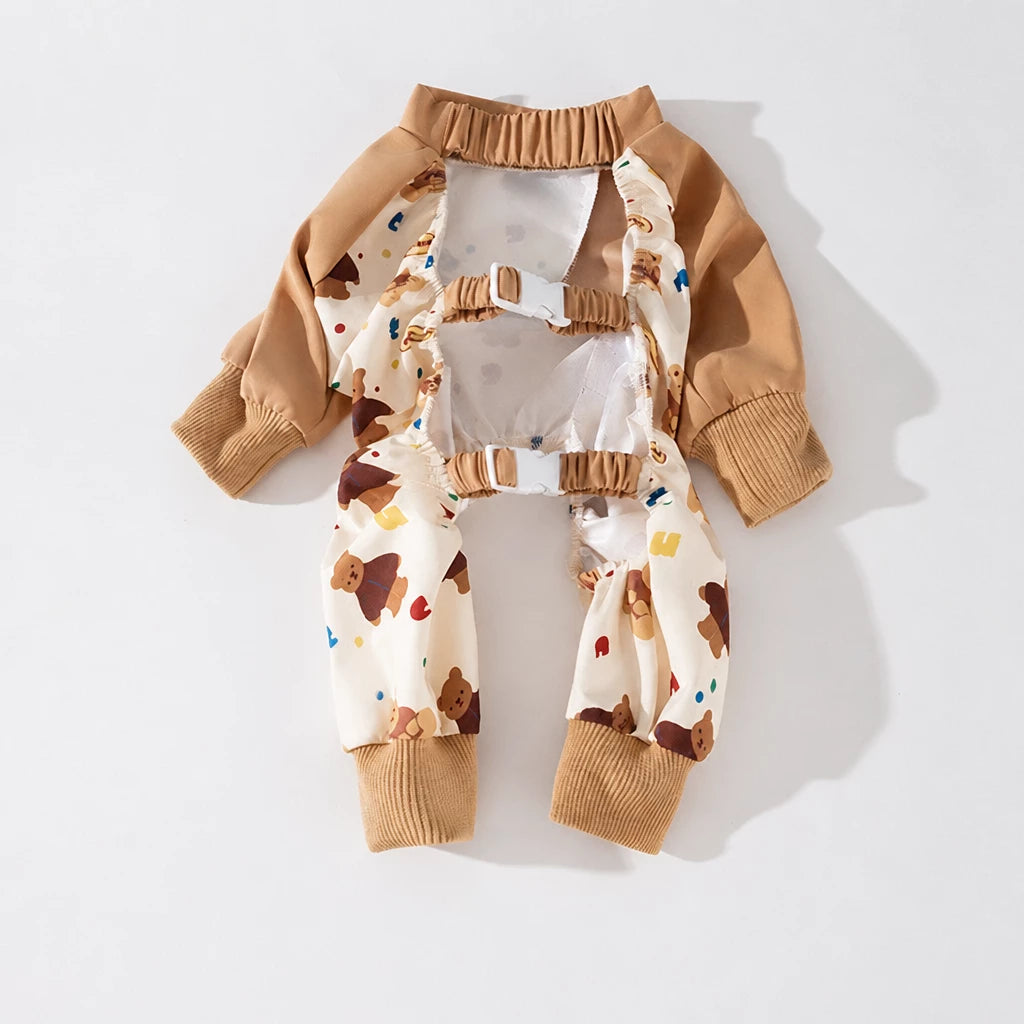 Summer Four-Leg Dog Coverall for Small Dogs