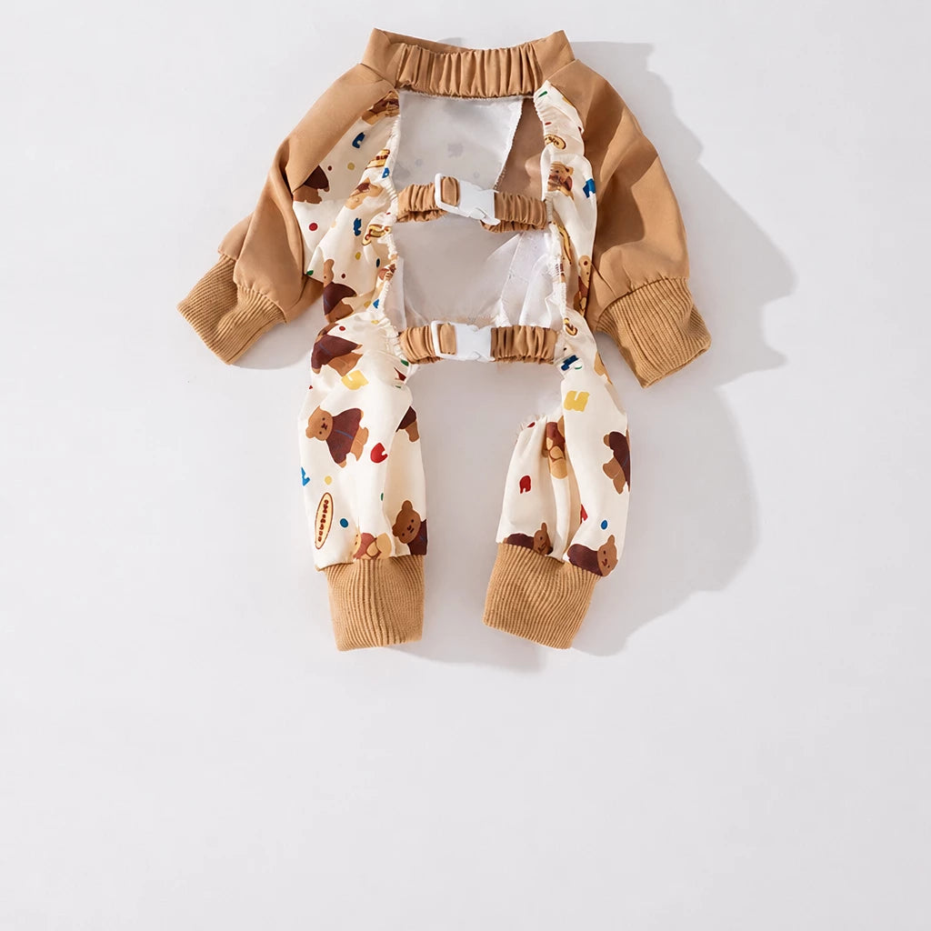 Summer Four-Leg Dog Coverall for Small Dogs