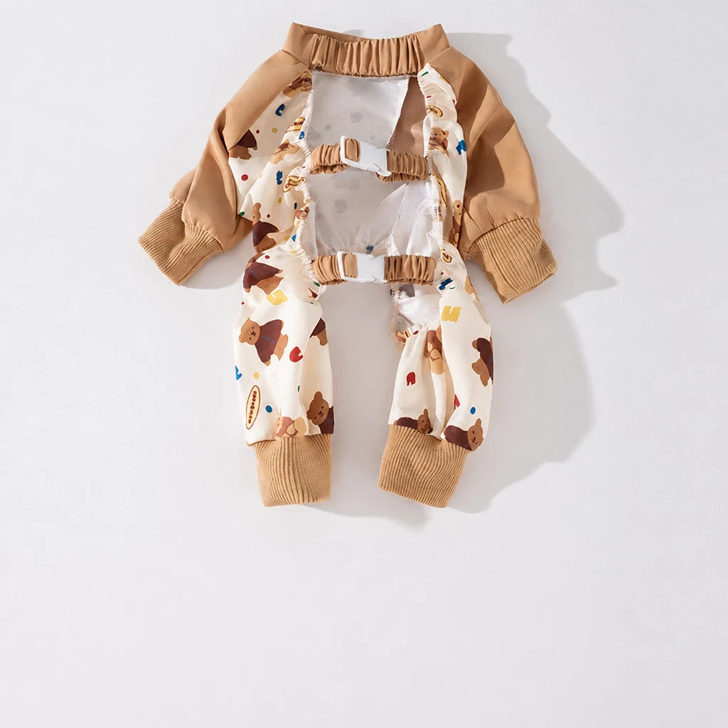Summer Four-Leg Dog Coverall for Small Dogs