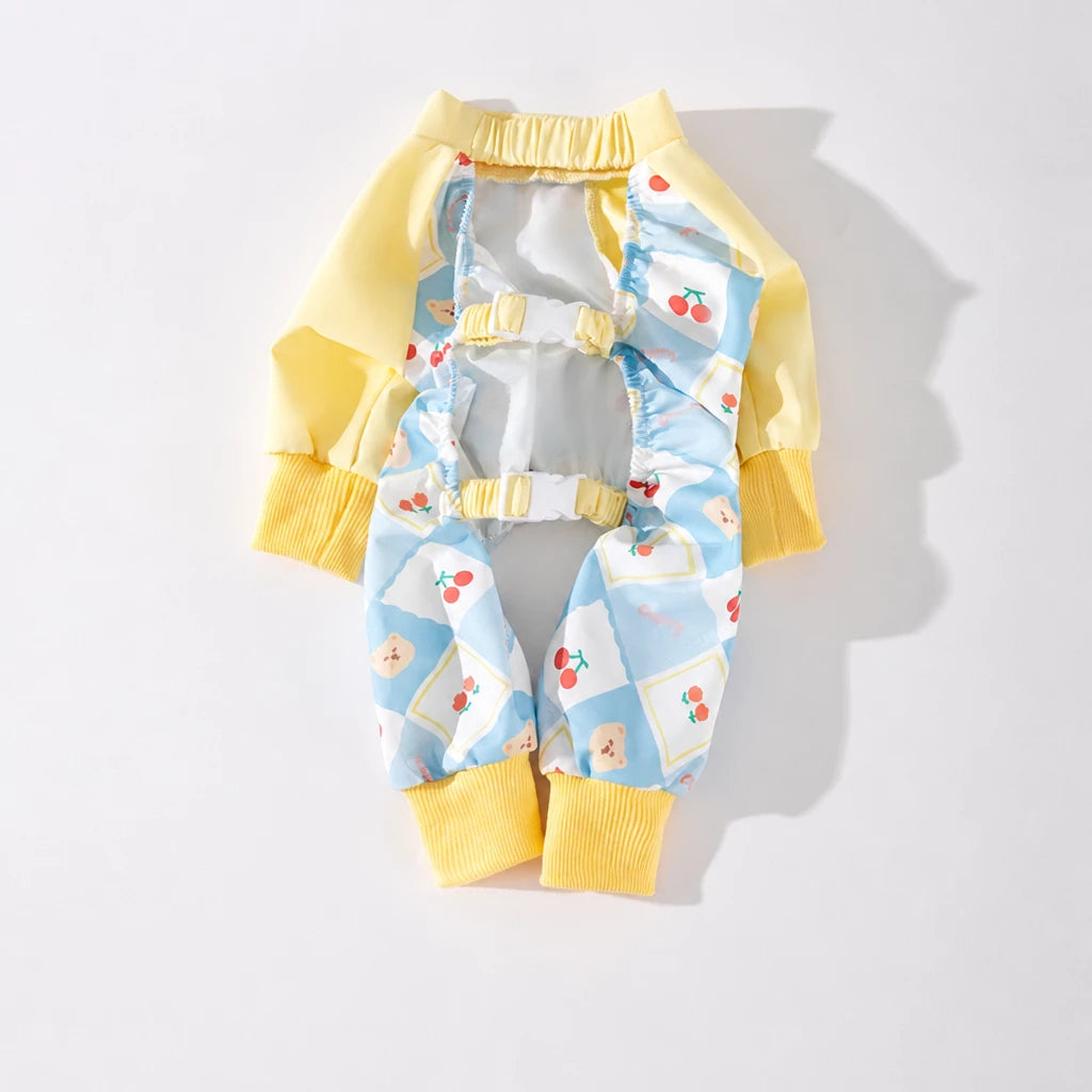 Summer Four-Leg Dog Coverall for Small Dogs
