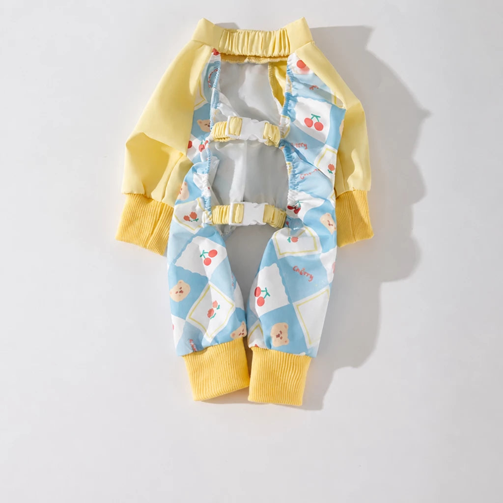Summer Four-Leg Dog Coverall for Small Dogs