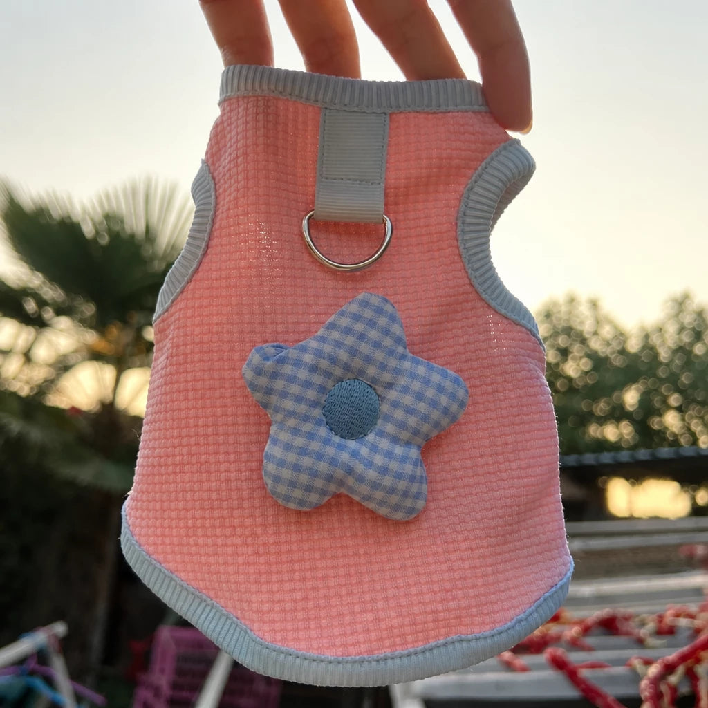 Cat & Small Dog Vest with Leash Opening