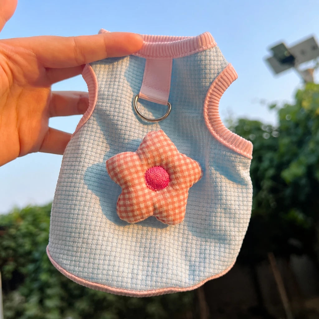 Cat & Small Dog Vest with Leash Opening
