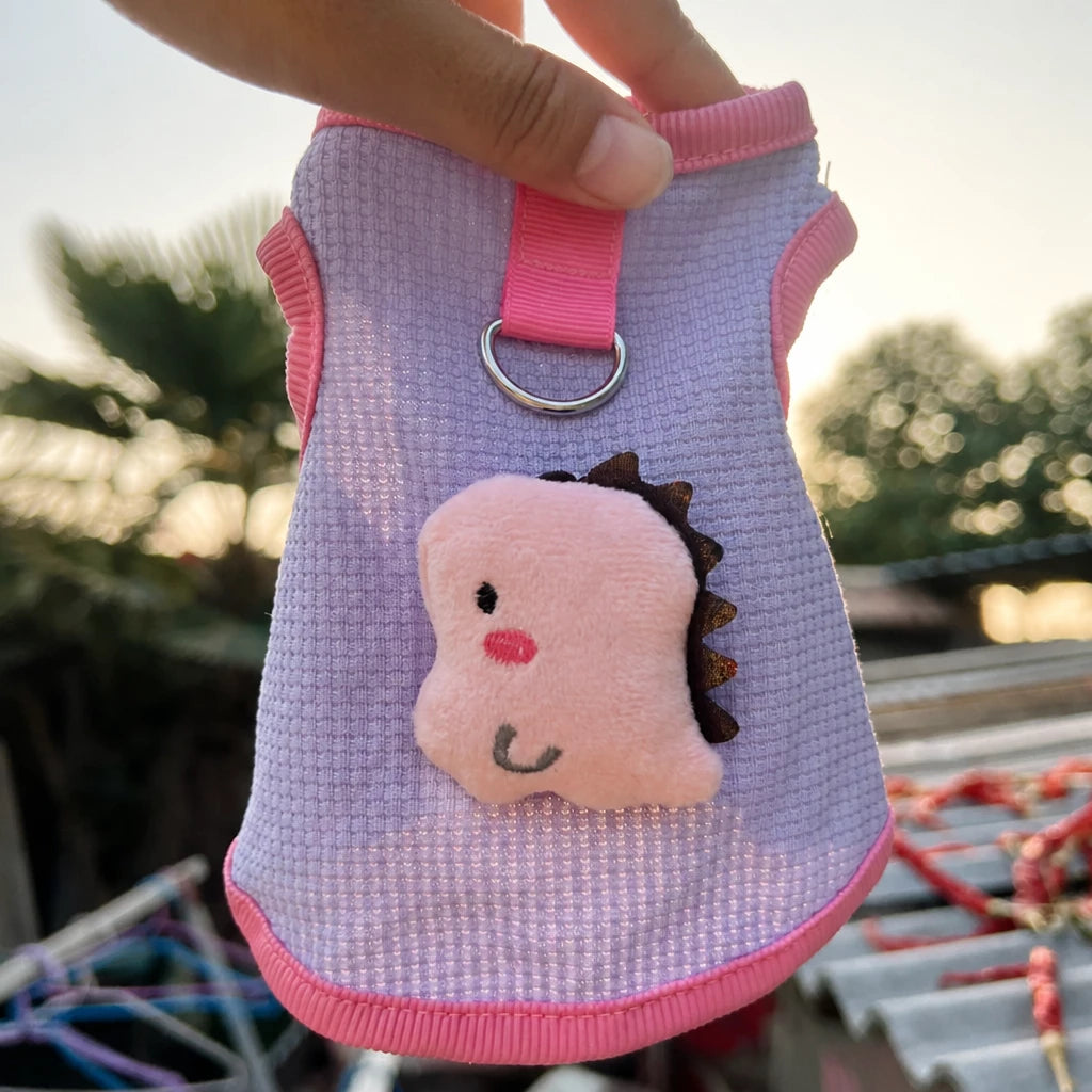 Cat & Small Dog Vest with Leash Opening