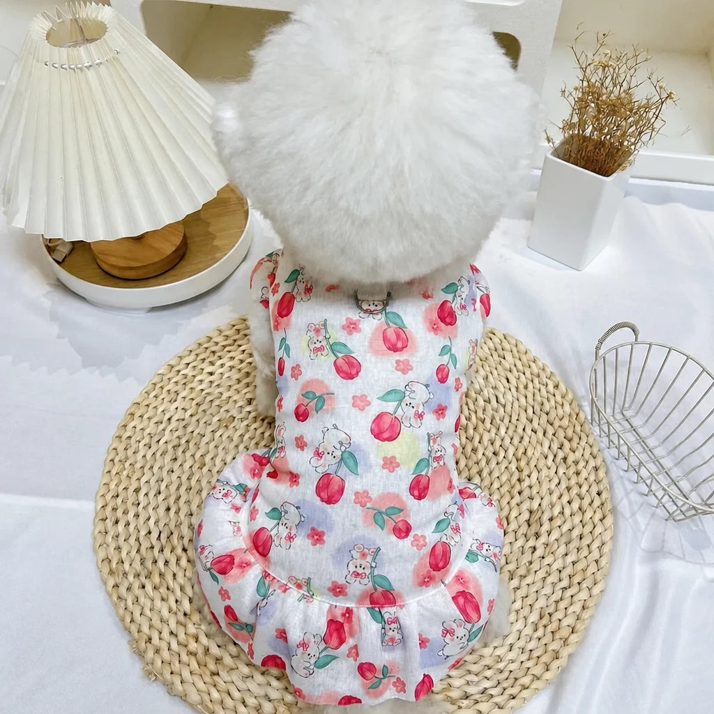 Breathable Mesh Summer Dress for Dogs and Cats