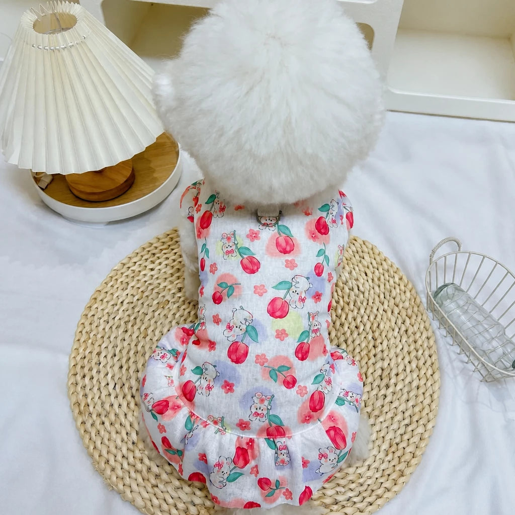 Breathable Mesh Summer Dress for Dogs and Cats