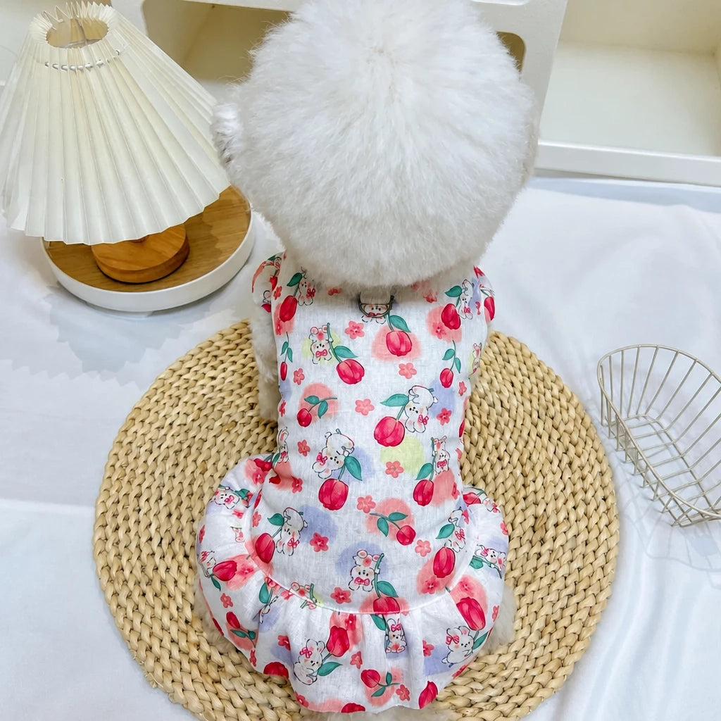Breathable Mesh Summer Dress for Dogs and Cats