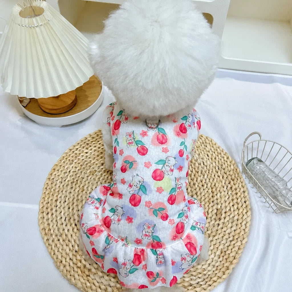 Breathable Mesh Summer Dress for Dogs and Cats