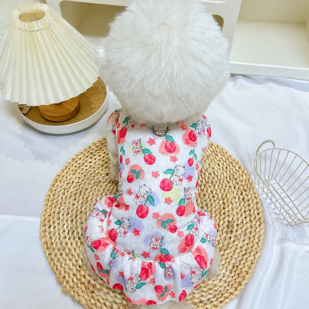 Breathable Mesh Summer Dress for Dogs and Cats