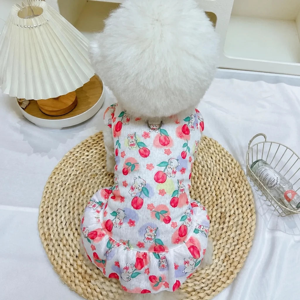 Breathable Mesh Summer Dress for Dogs and Cats