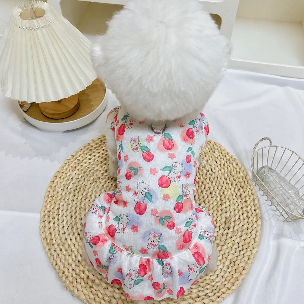 Breathable Mesh Summer Dress for Dogs and Cats