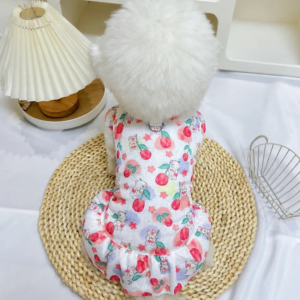 Breathable Mesh Summer Dress for Dogs and Cats