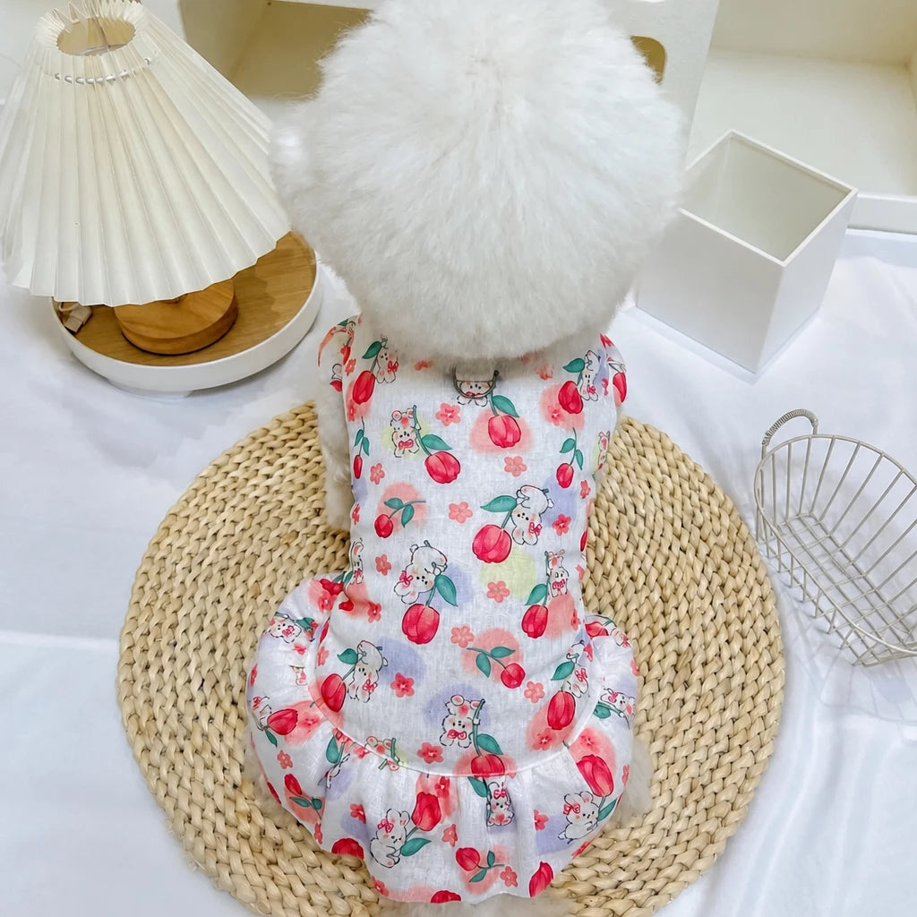 Breathable Mesh Summer Dress for Dogs and Cats