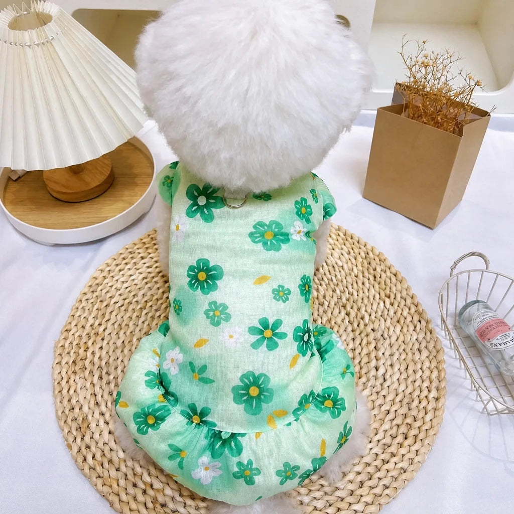Breathable Mesh Summer Dress for Dogs and Cats
